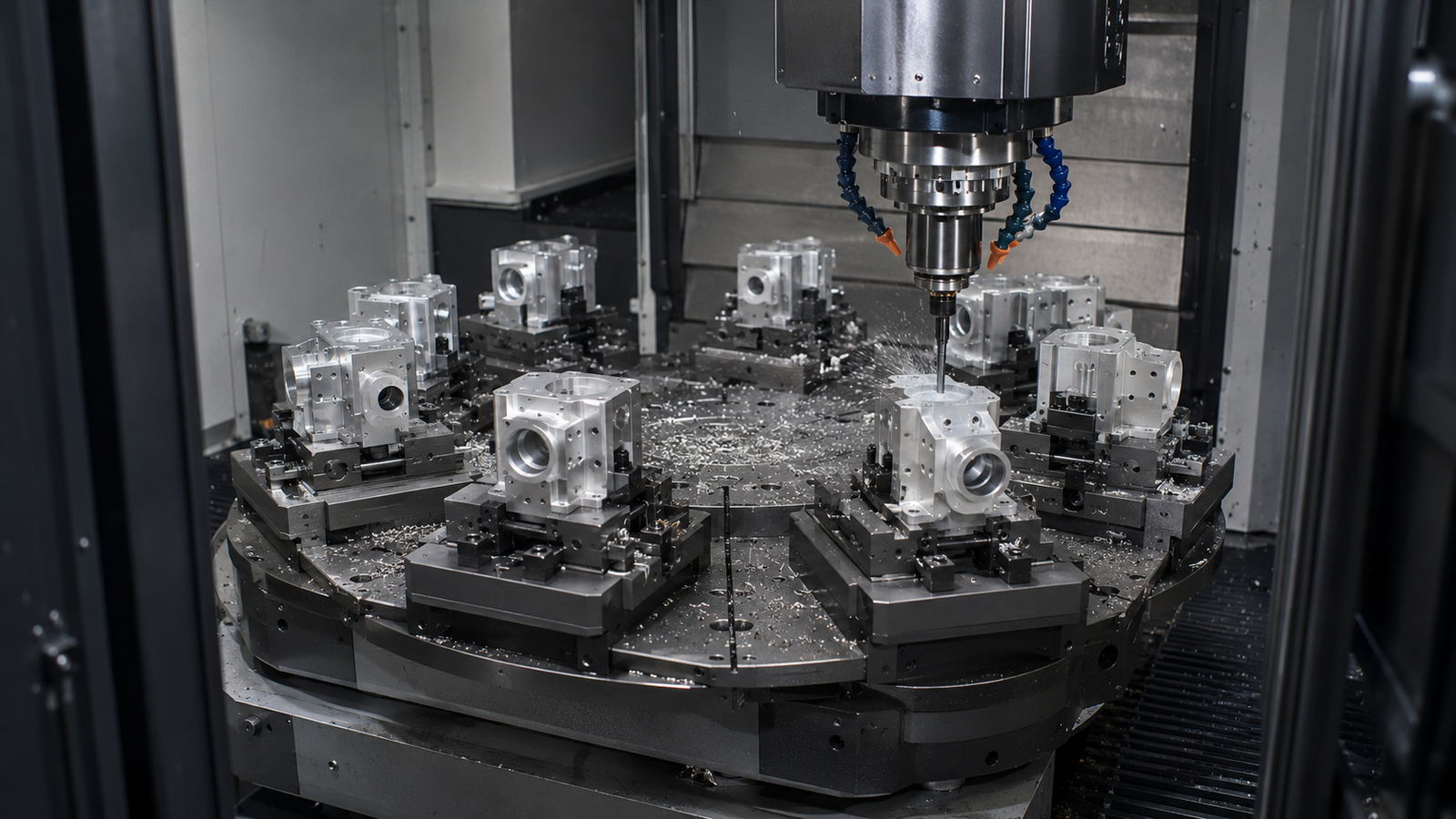 Precision CNC parts manufactured for volume production