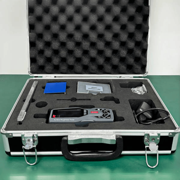 Digital roughness tester used for surface finish measurement of custom machined parts