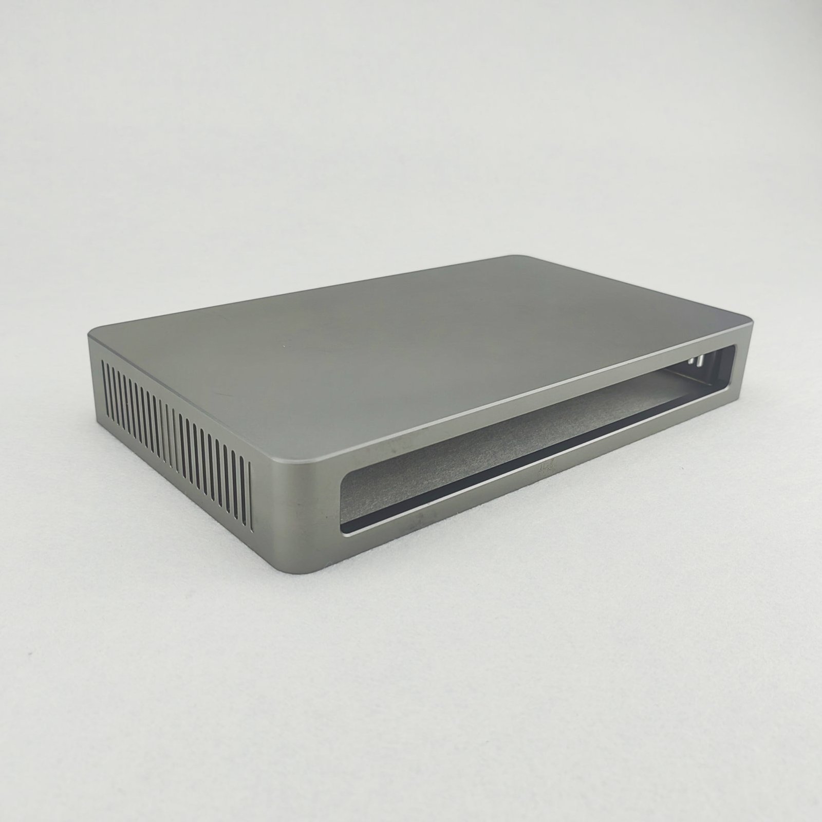 Finished precision CNC part inspected for dimensional quality