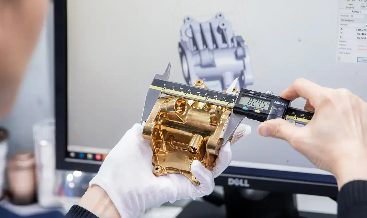 Verto quality inspector using CMM coordinate measuring machine